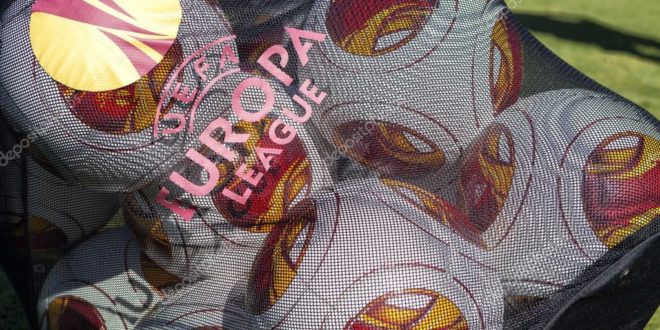 depositphotos 33530365 stock photo europa league balls in net